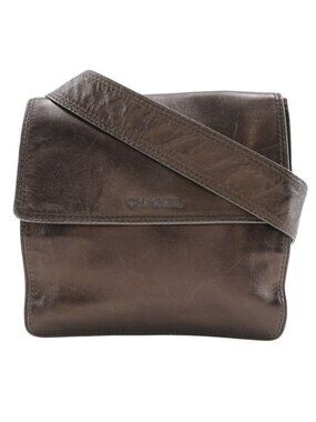 Chanel One Shoulder Calf Bronze Bag